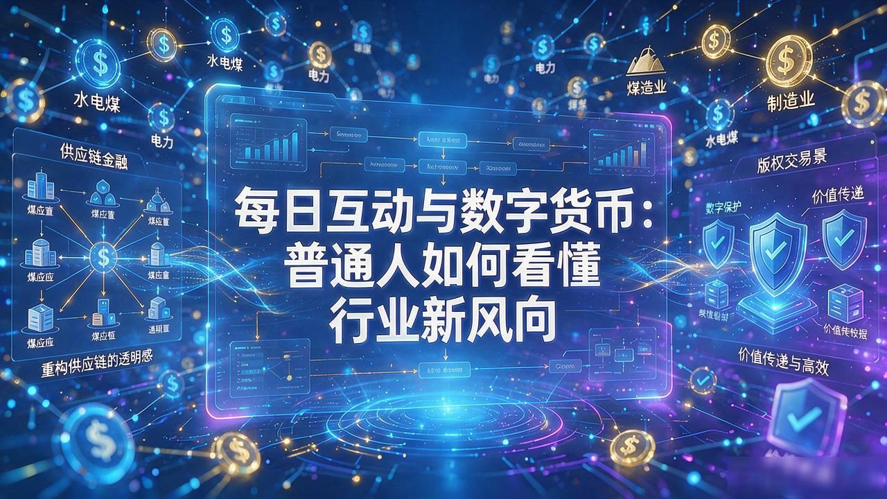 每日互动与数字货币_数字货币技术底座落地场景_数字货币从炒币转向用币的认知变化