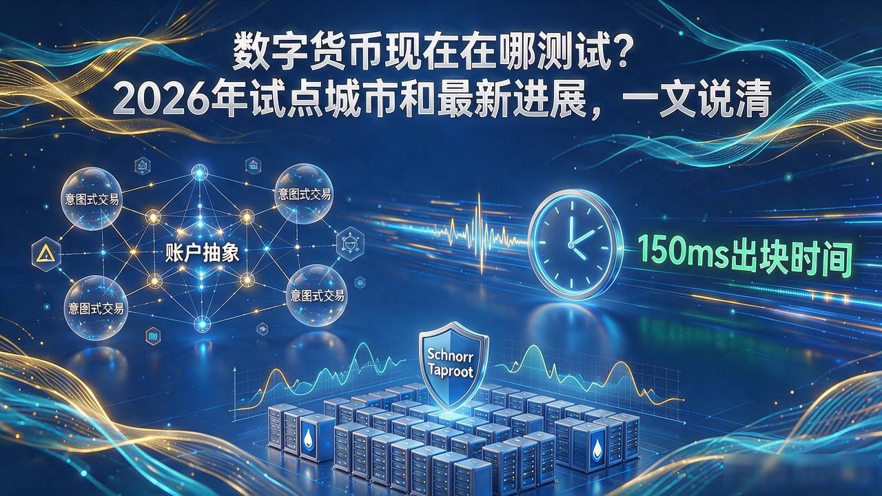 2026年数字人民币试点城市扩展及高频场景测试_以太坊Solana公链测试网最新进展与性能压测_数字货币现在在哪测试