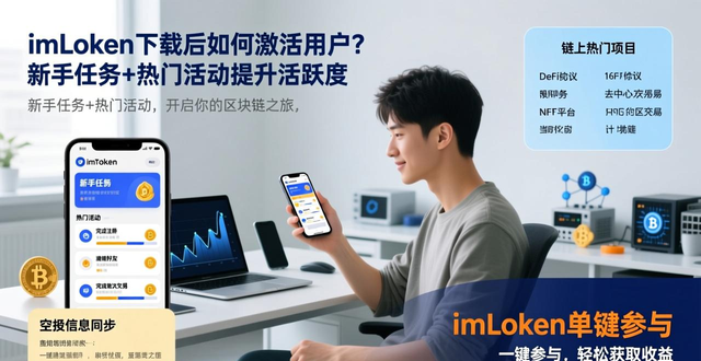 imToken下载后如何激活用户？新手任务+热门活动提升活跃度