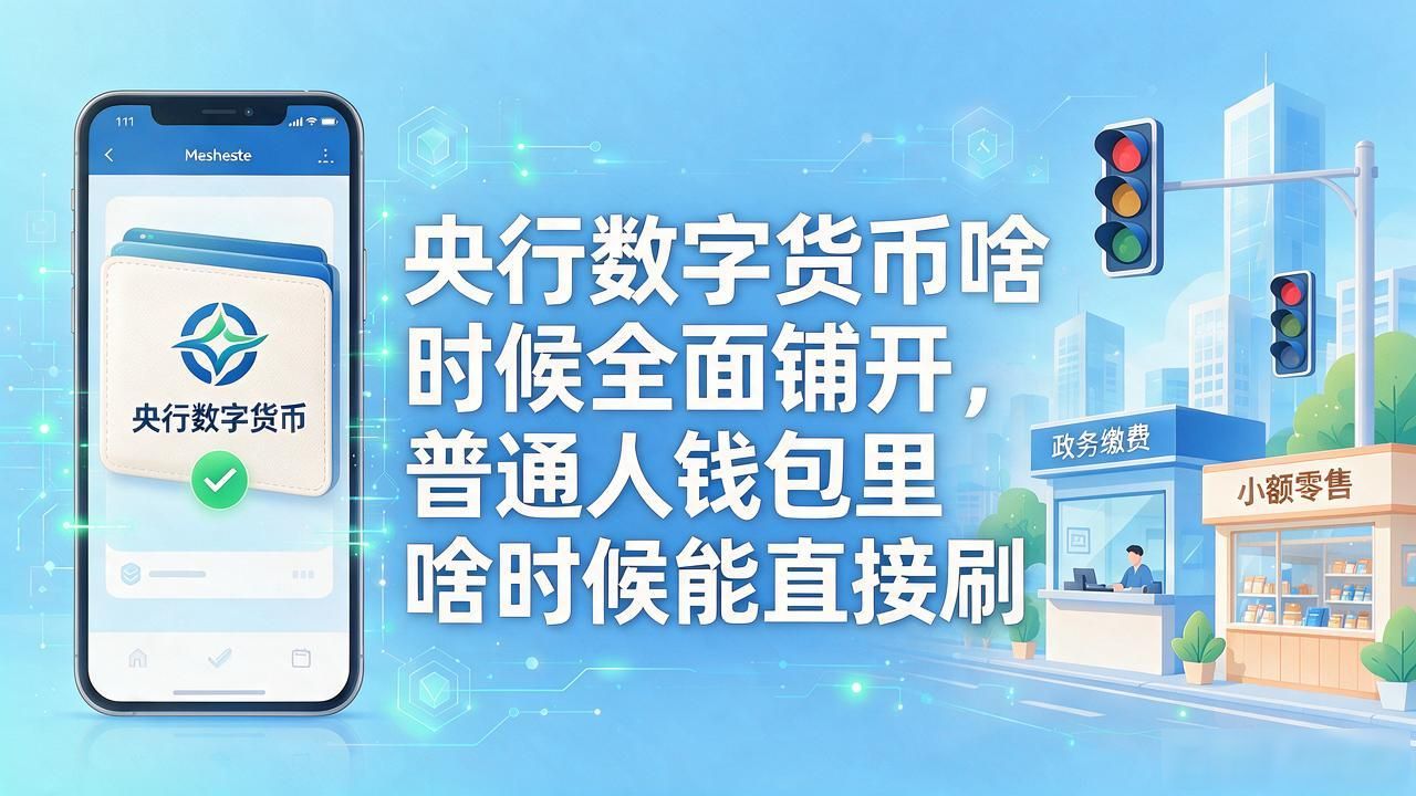 数字货币神么么时候_数字人民币商户端普及_数字人民币推广场景