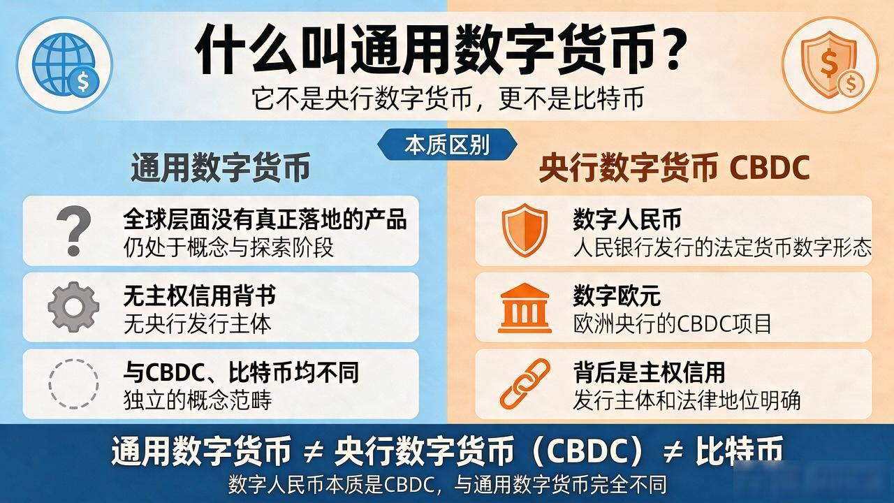 通用数字货币与央行数字货币的区别_数字人民币和比特币的区别_什么叫通用数字货币