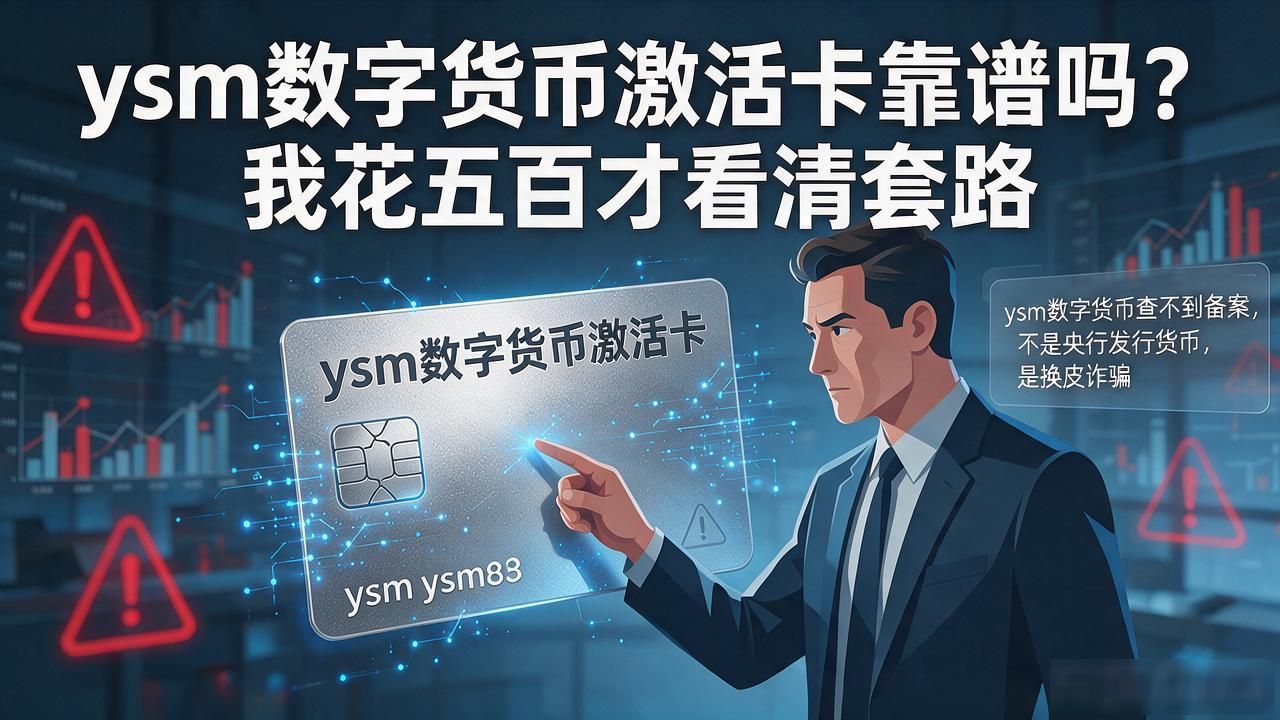 ysm数字货币激活卡_ysm数字货币激活卡骗局_ysm激活卡退款无门