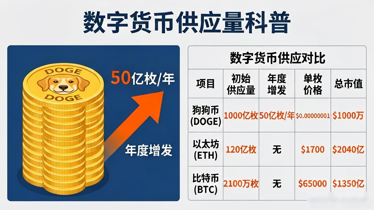 数字货币到底发行了多少？一文看懂主流币种总量