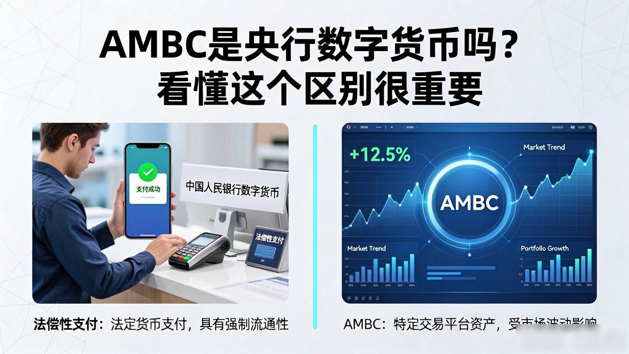 AMBC与央行数字货币区别_央行数字货币法律属性_ambc是国家数字货币之一吗