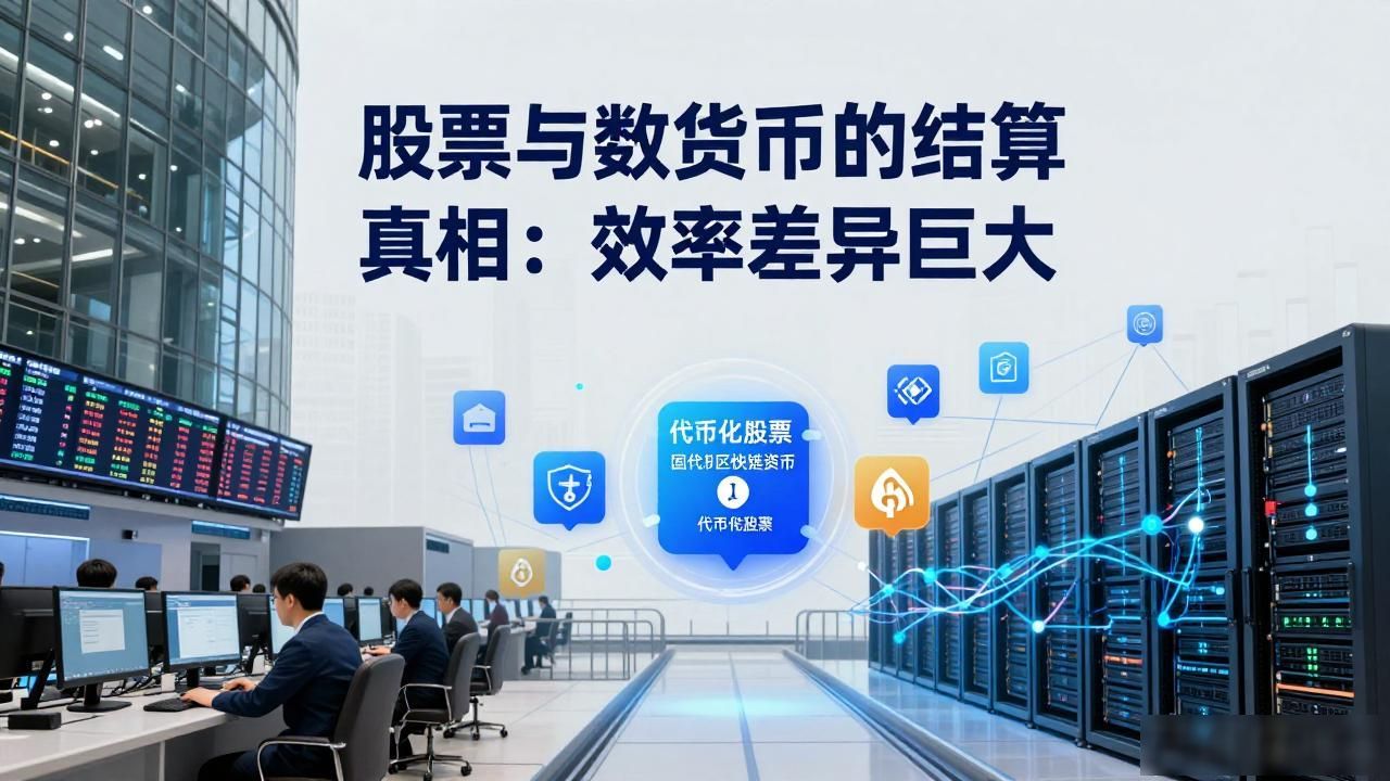 股票与数字货币的结算真相：效率差异巨大