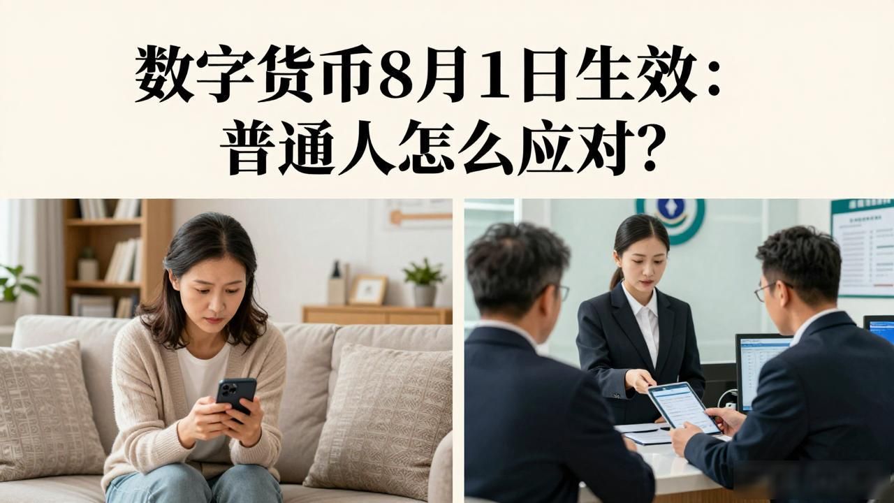 数字货币8月1日生效：普通人怎么应对？
