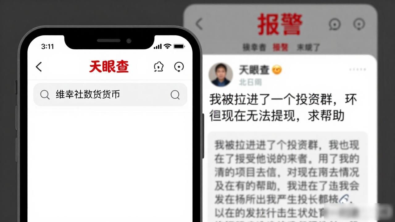 天眼查维幸社数字货币_天眼查公司背景查询_维幸社数字货币项目