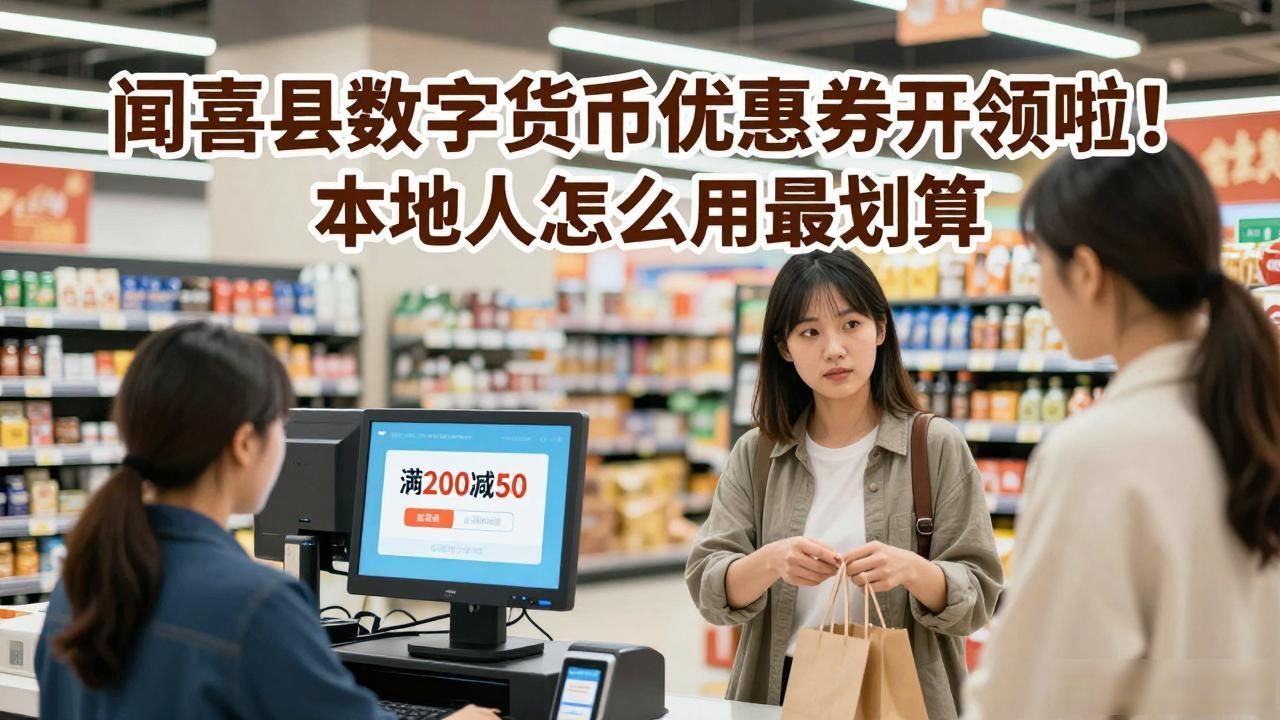 数字货币优惠券领取流程_闻喜县数字货币优惠券_超市餐厅服装店消费补贴