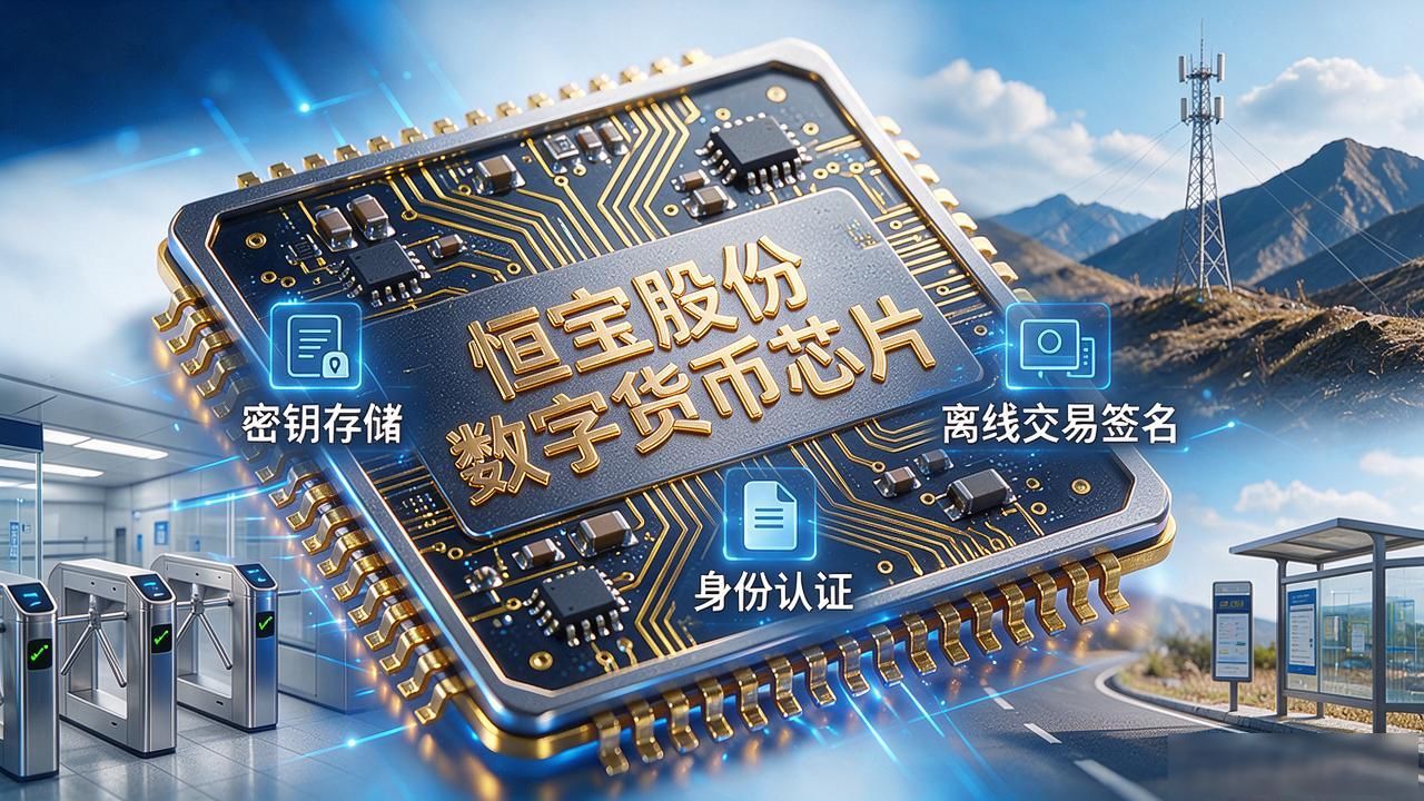 数字人民币硬件钱包芯片研发进展_恒宝股份数字货币芯片_恒宝股份数字货币芯片