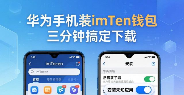 华为手机装imToken钱包 三分钟搞定下载