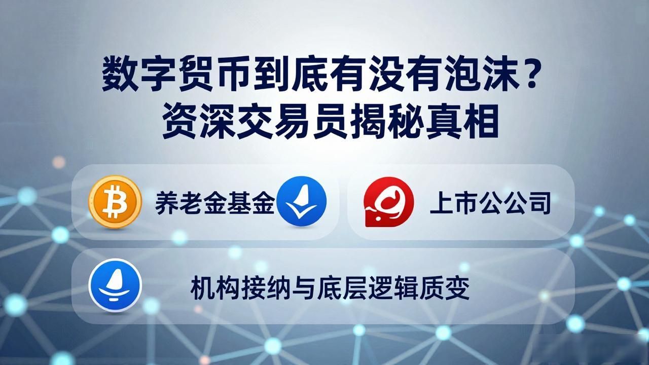 数字货币到底有没有泡沫？资深交易员揭秘真相