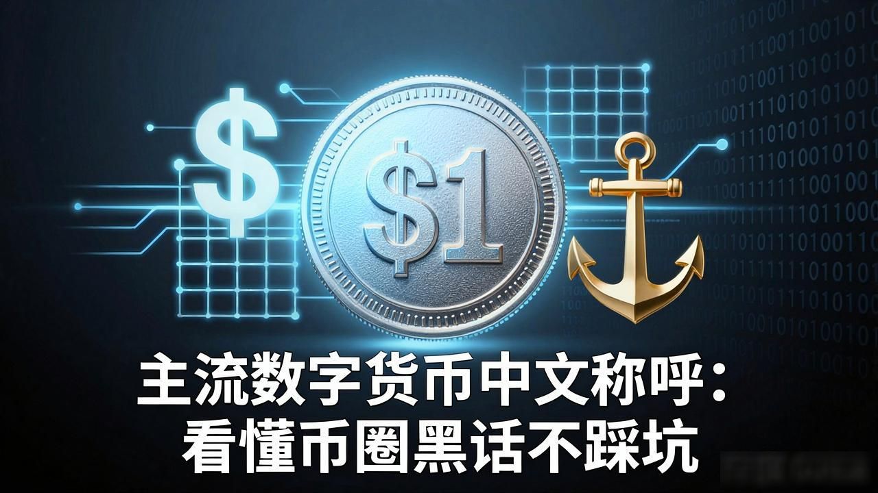 主流数字货币中文称呼_主流数字货币中文叫法 比特币以太币泰达币常见中文名称 币圈数字货币中文俗称