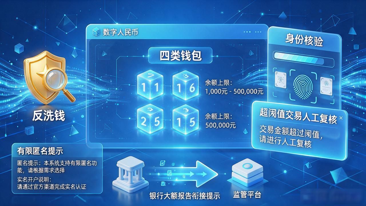 双层架构 反洗钱 身份核验_中国数字货币风控_银行风控 数字人民币 安全设计