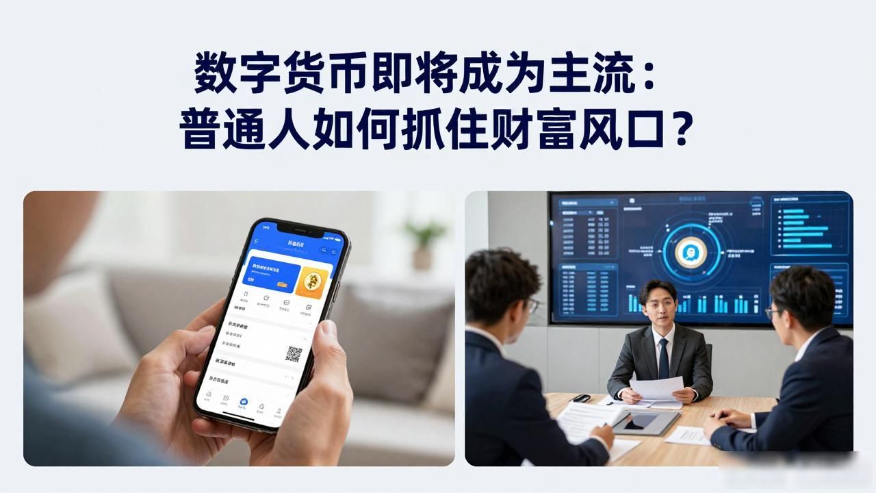 数字货币即将成为主流：普通人如何抓住财富风口？