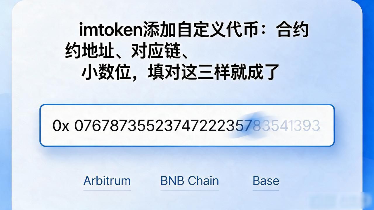 imtoken添加自定义代币教程_imtoken添加自定义代币_imtoken合约地址填错怎么办