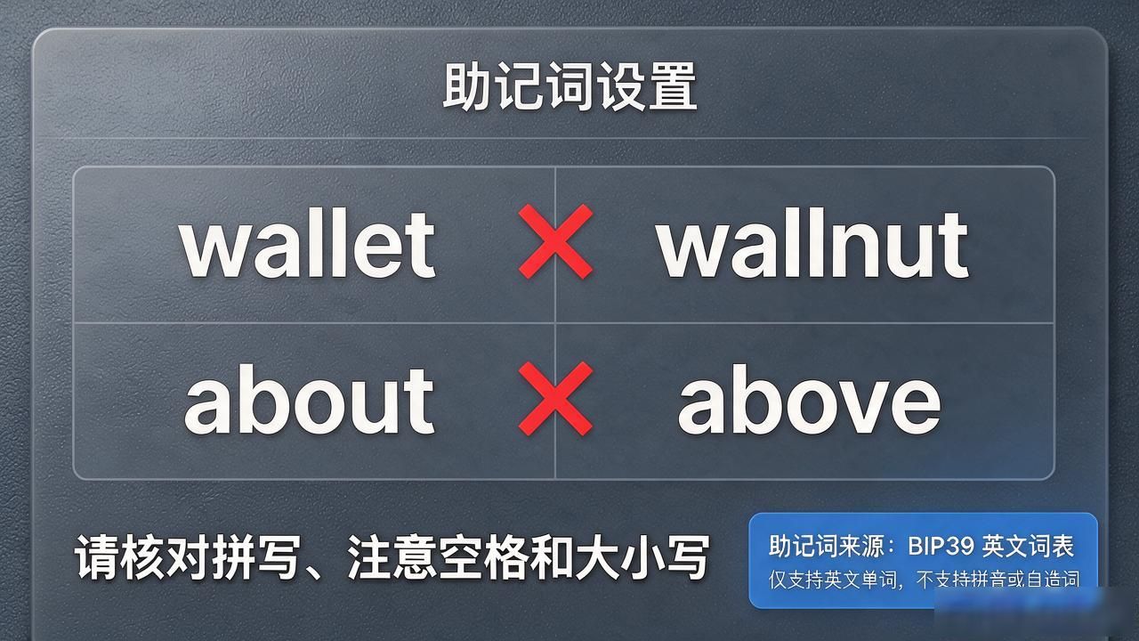imToken助记词复制粘贴空格问题_imtoken怎么输入单词_imToken助记词导入格式错误