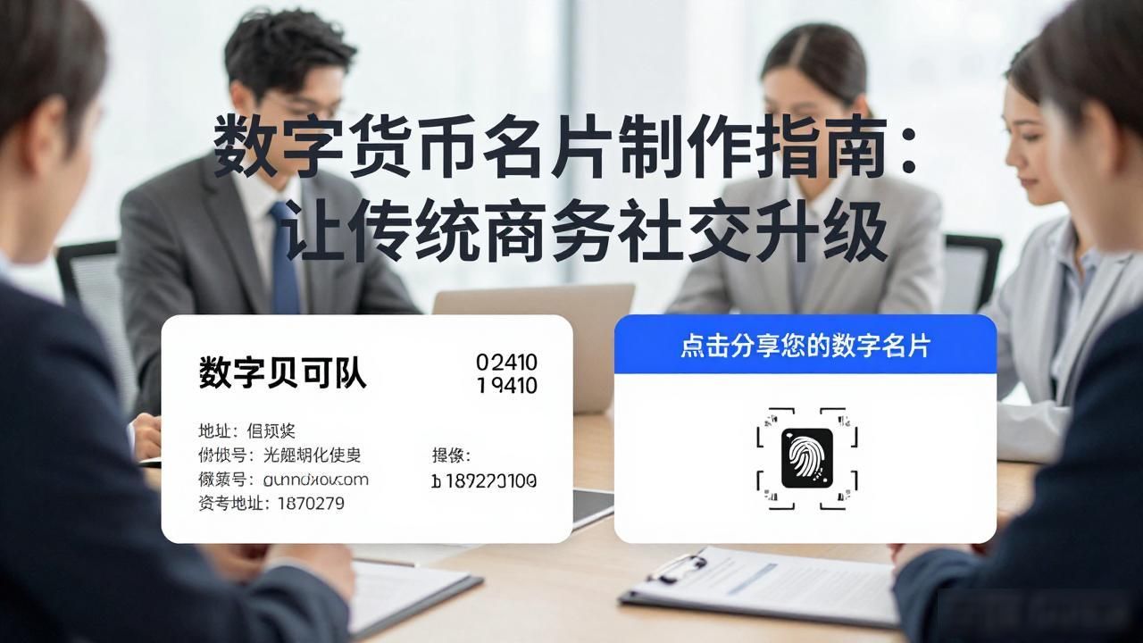 数字货币名片制作指南：让传统商务社交升级