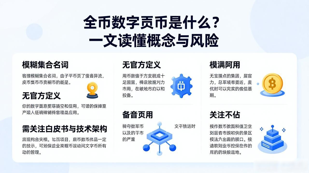 全币数字货币是什么？一文读懂概念与风险