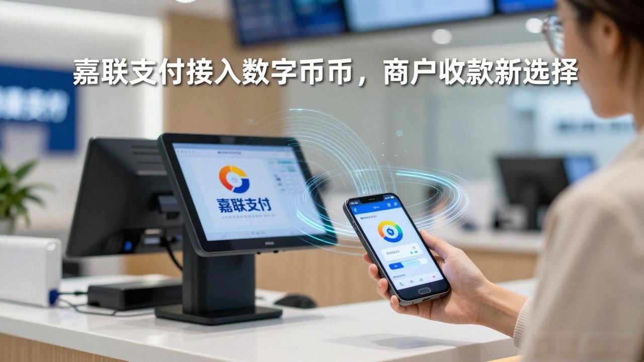 嘉联支付接入数字货币，商户收款新选择