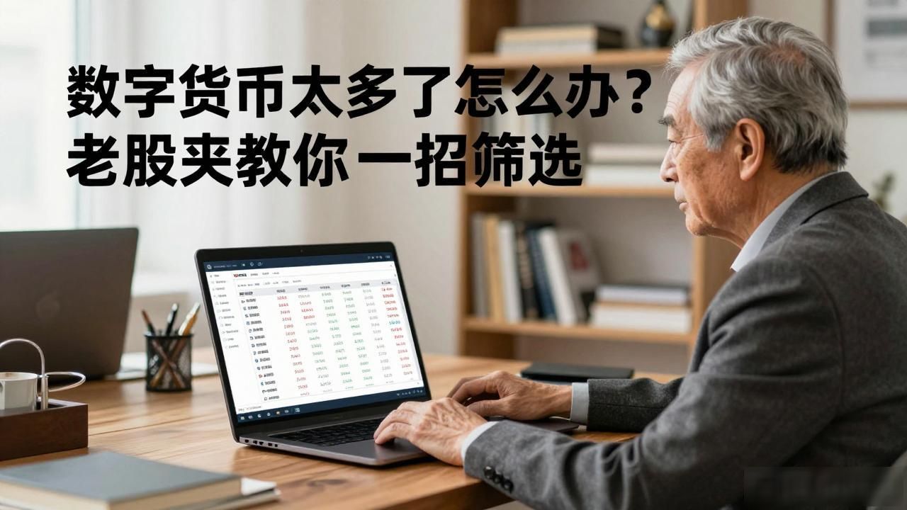数字货币太多了怎么办？老股民教你一招筛选