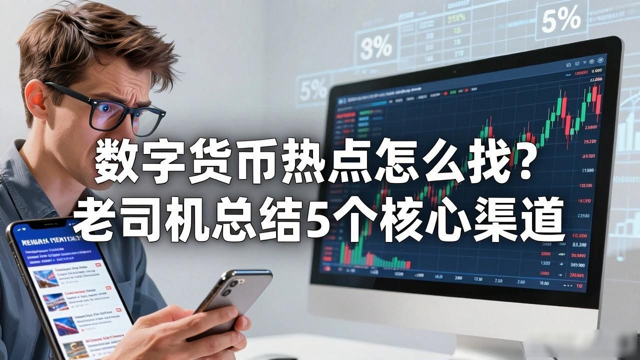 数字货币热点怎么找？老司机总结5个核心渠道