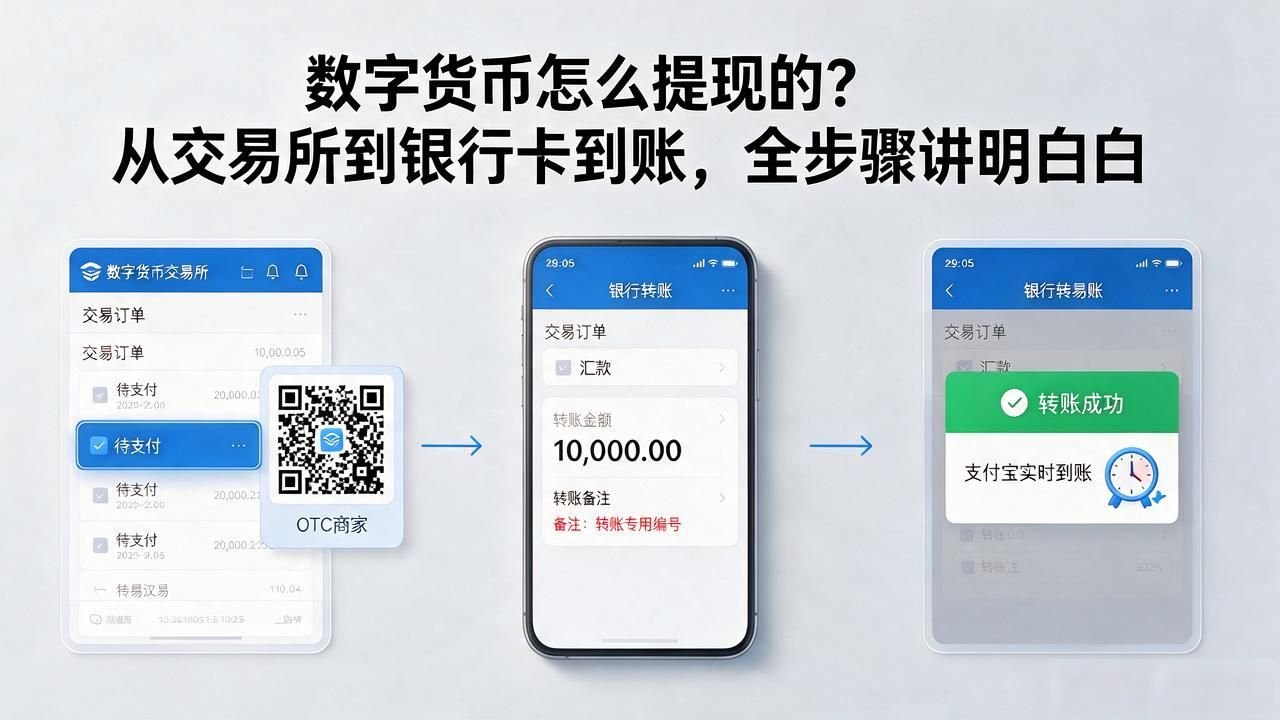 数字货币怎么提现的_USDT如何安全兑换人民币_OTC交易防冻卡指南