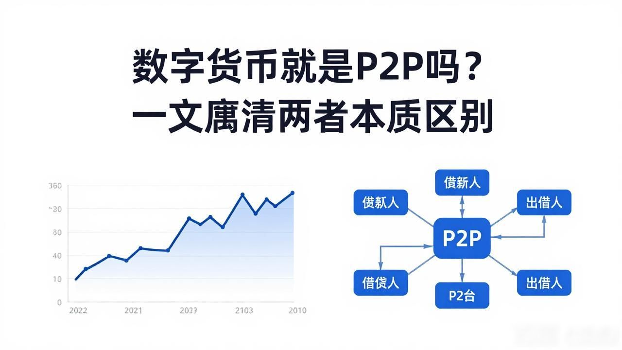 数字货币就是P2P吗？一文厘清两者本质区别