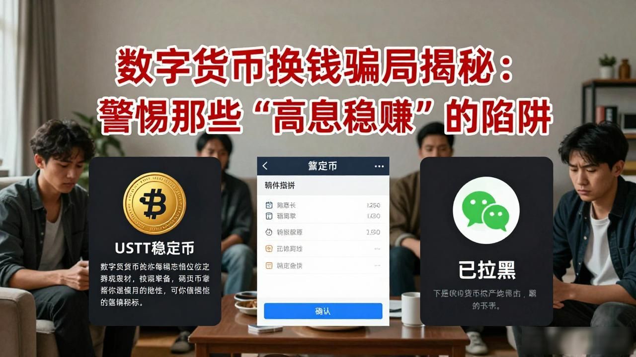 数字货币换钱骗局揭秘：警惕那些“高息稳赚”的陷阱