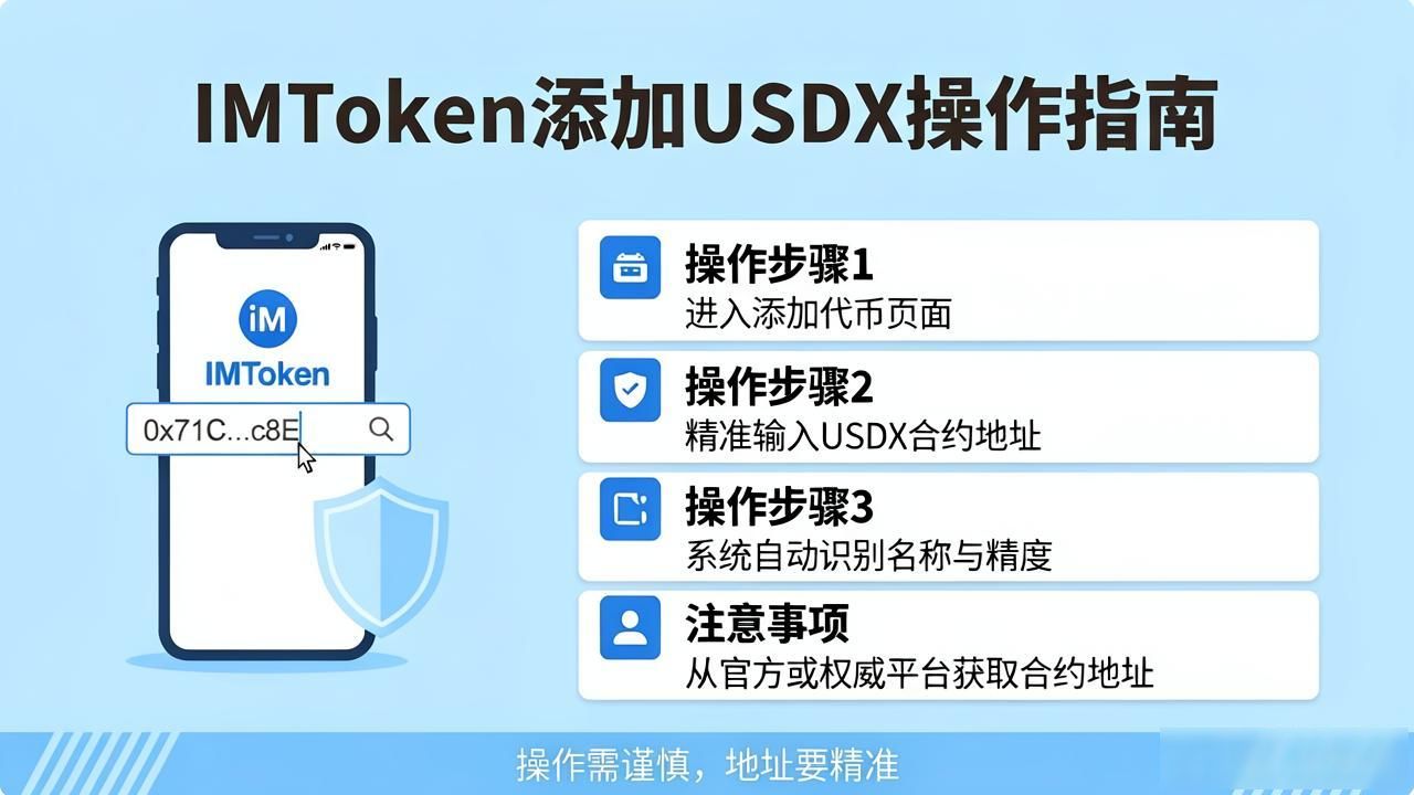 IMToken怎么添加USDX？手把手教你操作