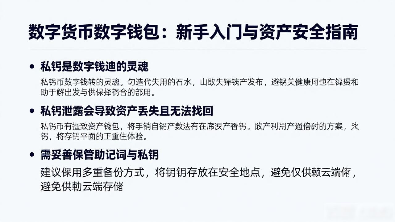 数字货币数字钱包：新手入门与资产安全指南