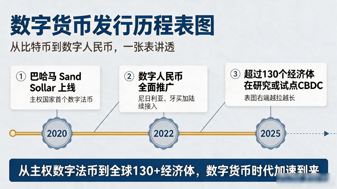 数字货币发行历程表图制作指南_金融数据可视化编辑技巧_数字货币发行历程表图