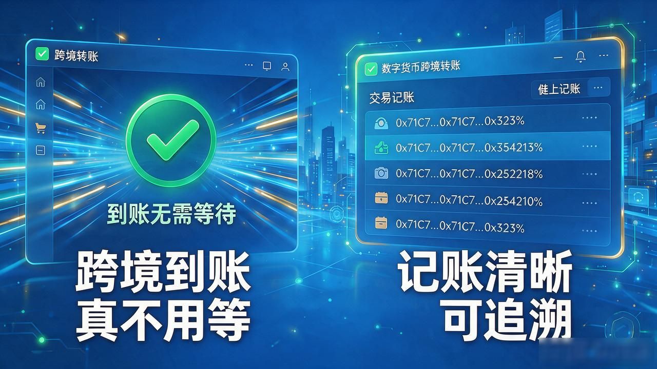 用了半年数字货币才发现，最大的好处不是赚差价，是跨境到账真不用等