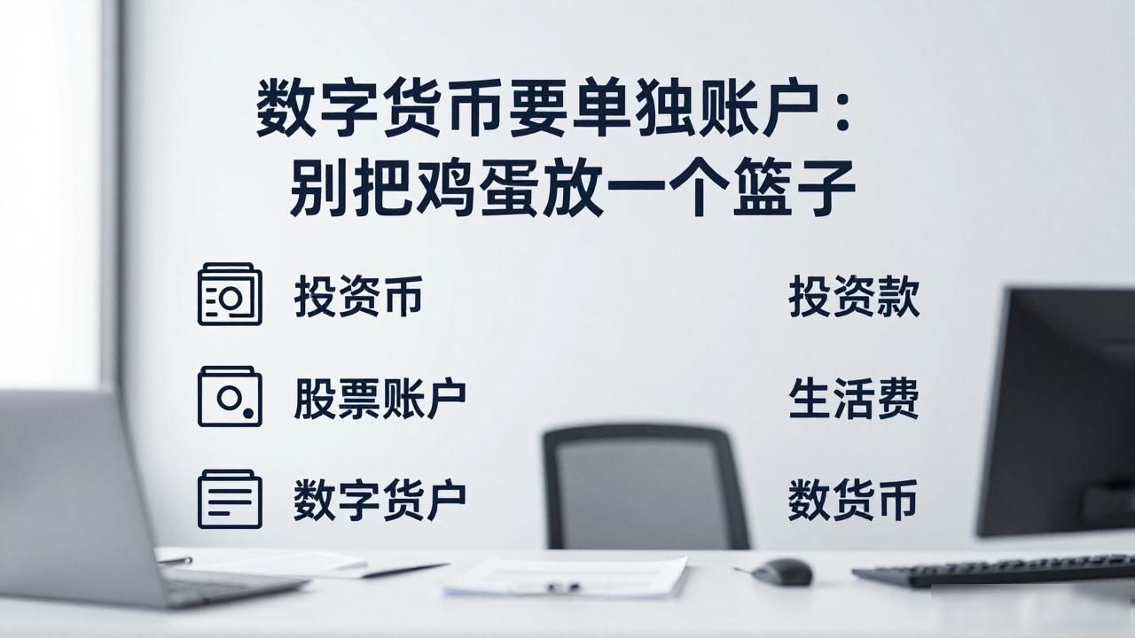 数字货币要单独账户：别把鸡蛋放一个篮子