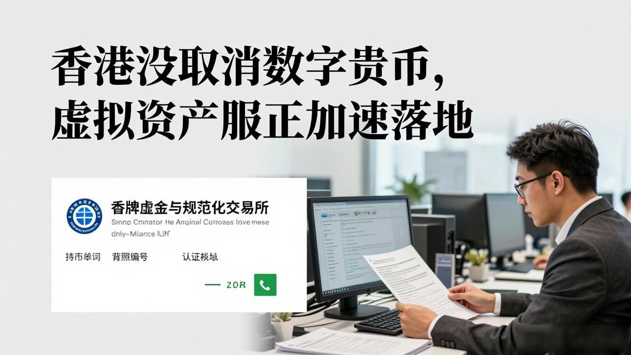 香港没取消数字货币，虚拟资产服务正加速落地