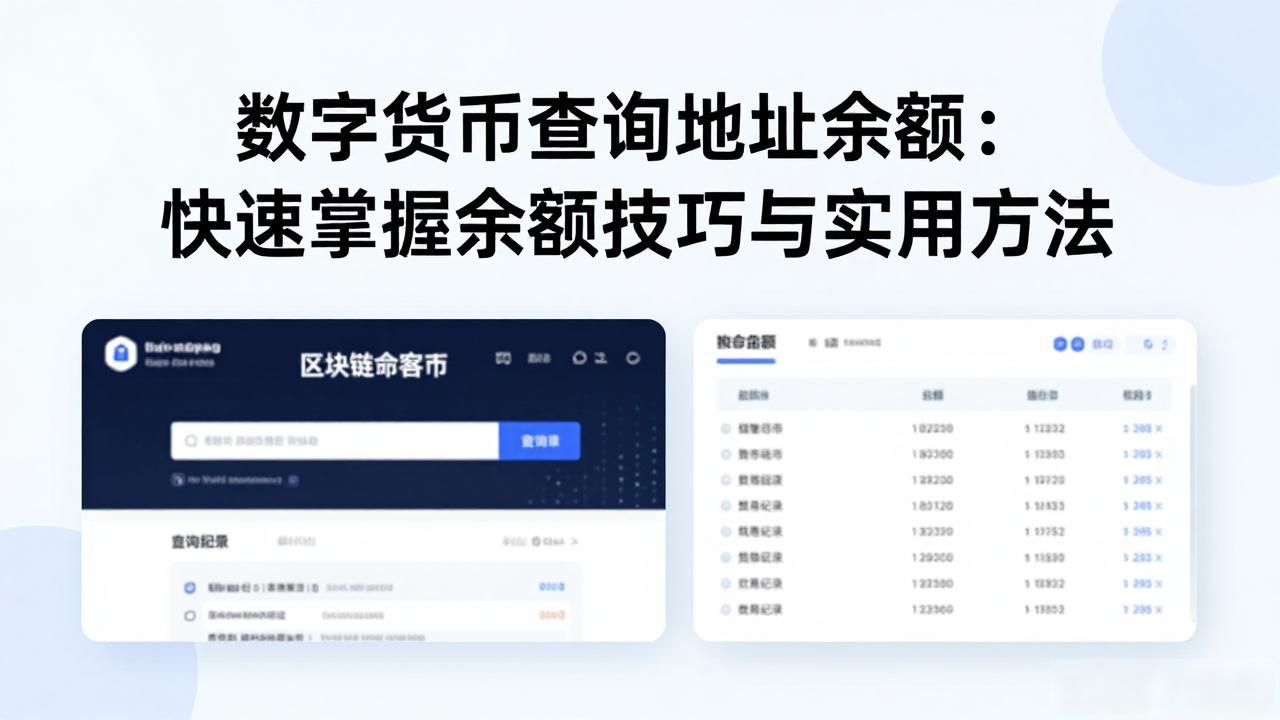 数字货币查询地址余额：快速掌握余额技巧与实用方法