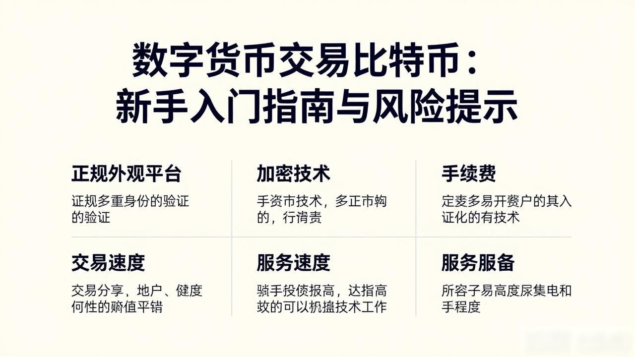 数字货币交易比特币：新手入门指南与风险提示