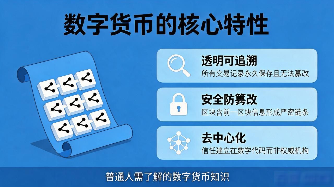 数字货币核心特征 区块链技术支撑数字货币 数字货币全球流通优势_数字货币的特别之处