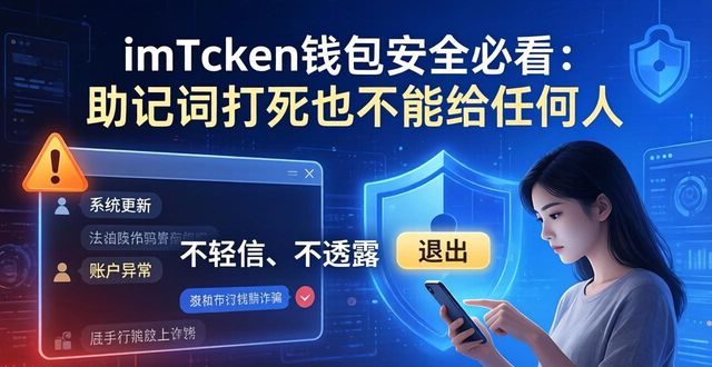 imToken钱包安全必看：助记词打死也不能给任何人
