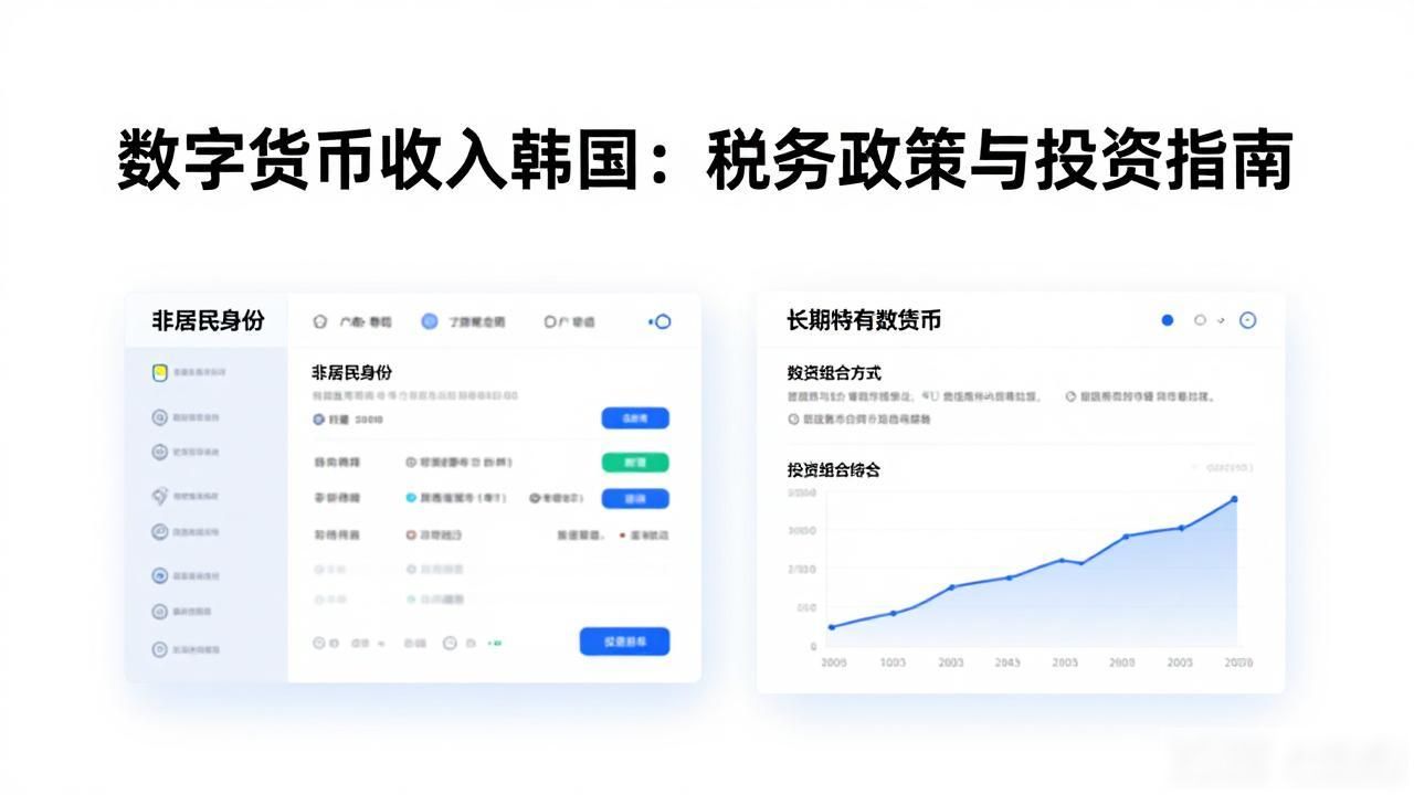 数字货币收入韩国：税务政策与投资指南