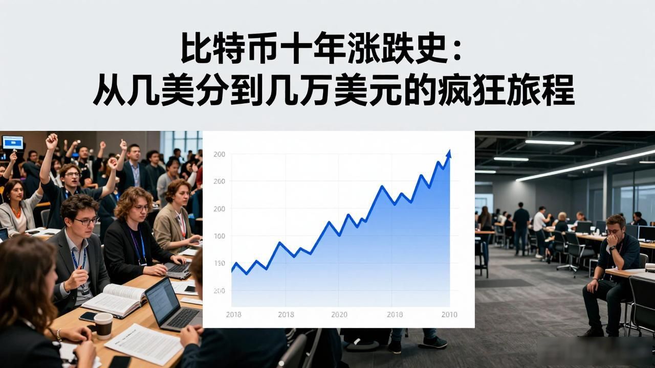 比特币十年涨跌史：从几美分到几万美元的疯狂旅程