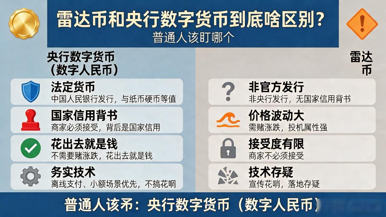 数字人民币落地应用_雷达币和央行数字货币_雷达币与央行数字货币区别