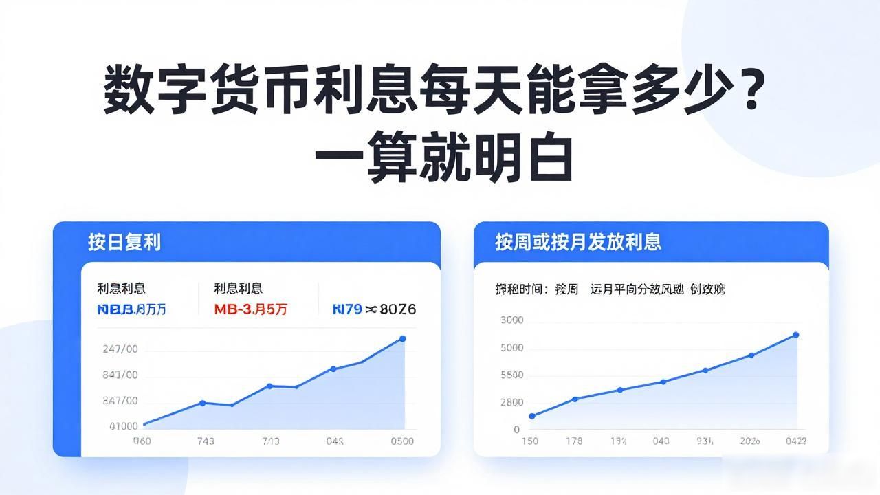 数字货币利息每天能拿多少？一算就明白