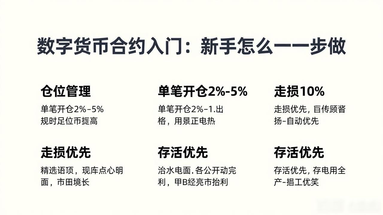 数字货币合约入门：新手怎么一步步做
