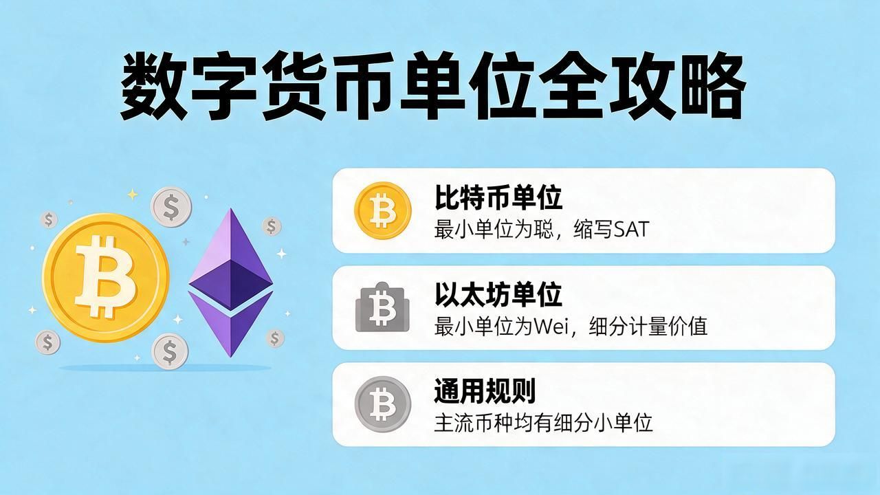 数字货币单位_数字货币独特计量体系 比特币最小单位聪的含义 以太坊最小单位Wei的作用
