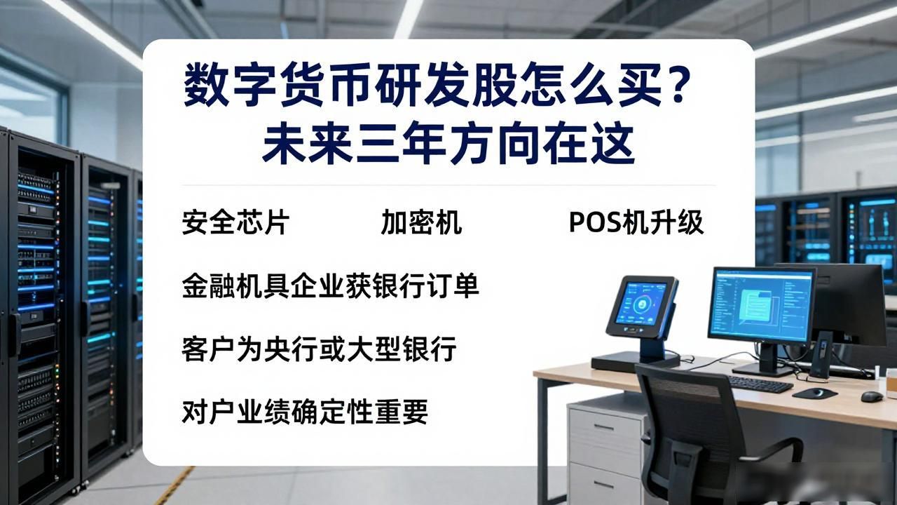 数字货币研发股怎么买？未来三年方向在这
