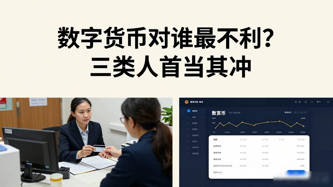 数字货币对谁最不利？三类人首当其冲