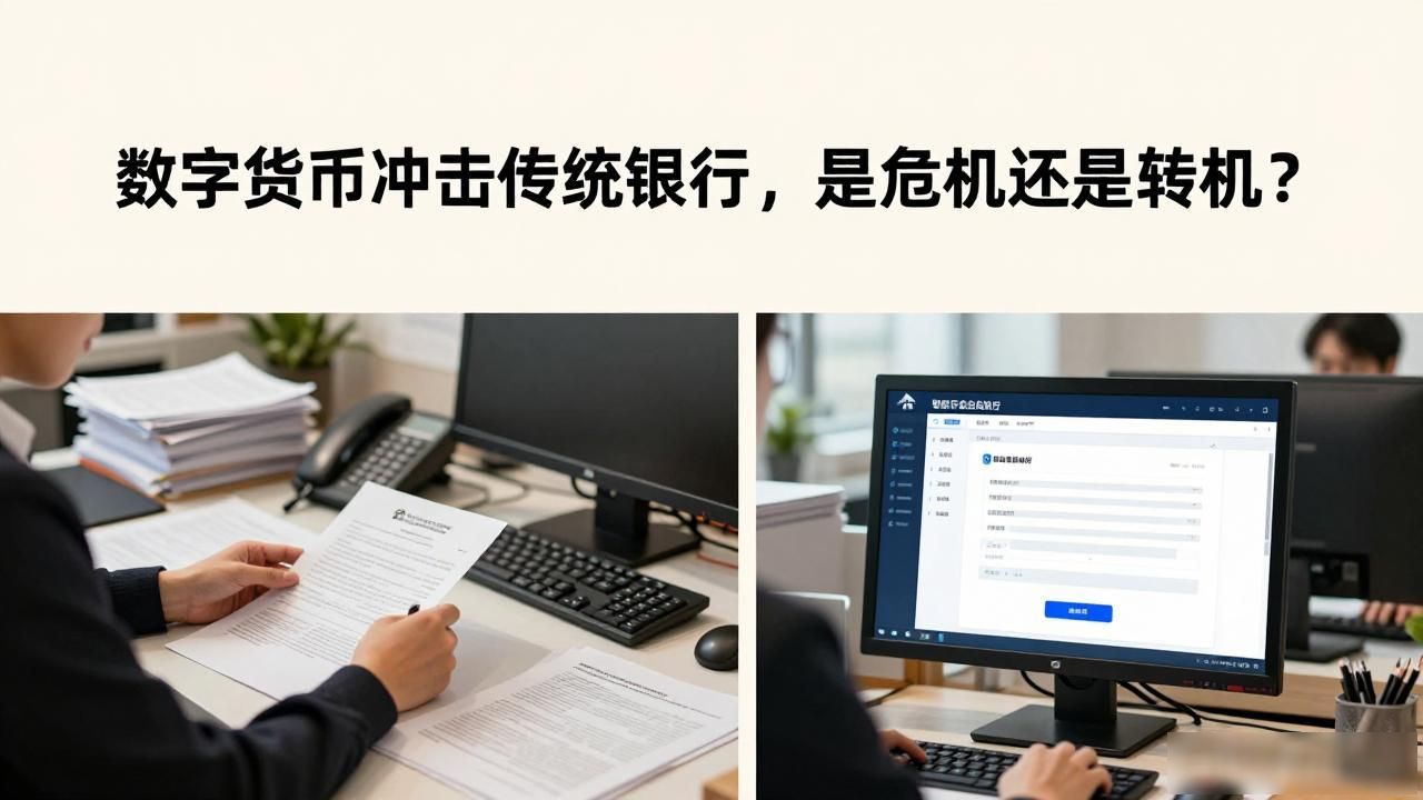 数字货币冲击传统银行，是危机还是转机？