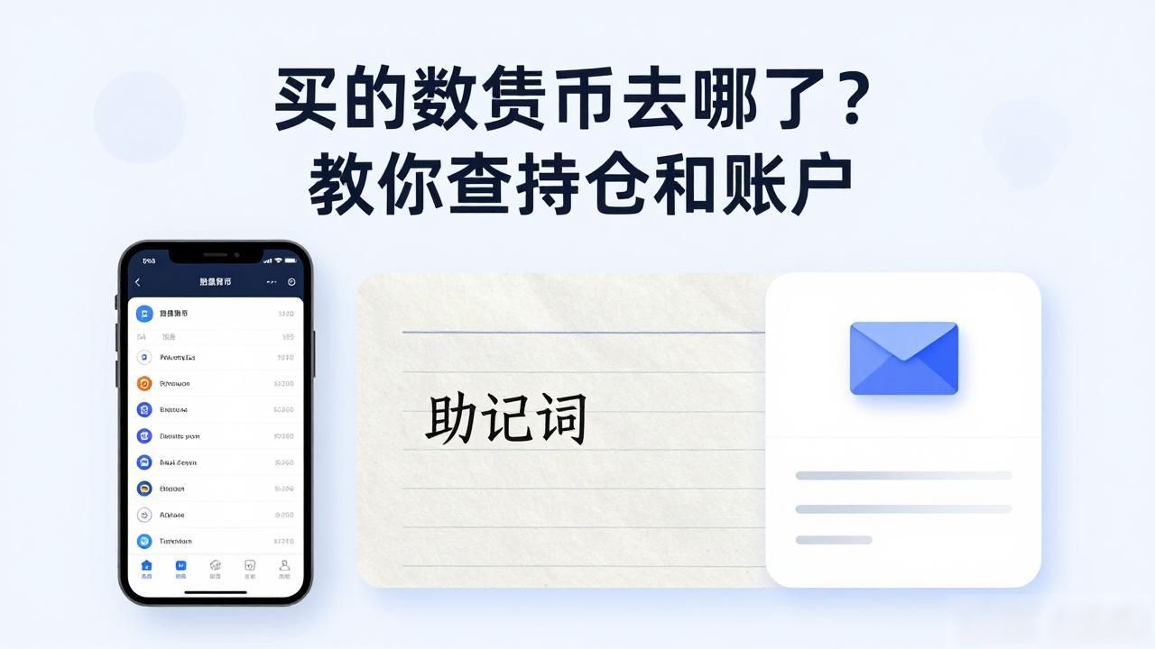 买的数字货币去哪了？教你查持仓和账户